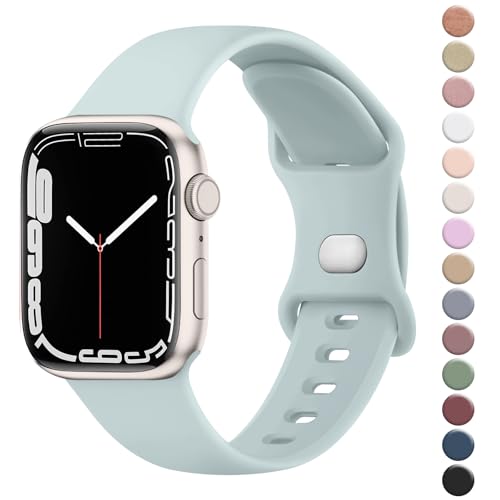 Vancle für Apple Watch Armband 41mm 40mm 38mm 49mm 46mm 45mm 44mm 42mm für Damen Herren, Weiches Silikon Sportband Ersatzarmbänder für iWatch Serie 10 9 8 7 SE 6 5 4 3 2 1 Ultra Frauen Männer von Vancle