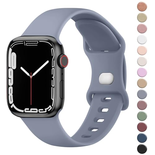 Vancle für Apple Watch Armband 41mm 40mm 38mm 49mm 46mm 45mm 44mm 42mm für Damen Herren, Weiches Silikon Sportband Ersatzarmbänder für iWatch Serie 10 9 8 7 SE 6 5 4 3 2 1 Ultra Frauen Männer von Vancle