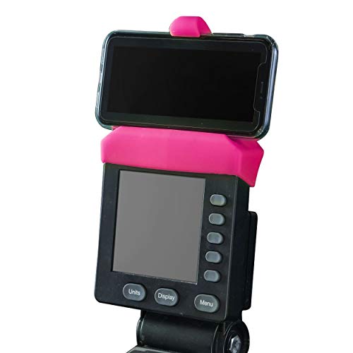 Vapor Fitness Handyhalterung hergestellt für PM5-Monitore von Concept 2 Rower, SkiErg und BikeErg - Silikon Smartphone Halterung kompatibel mit Concept 2 Rudergerät Ideales Ruderzubehör von Vapor Fitness