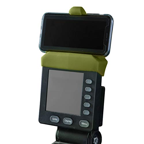 Handyhalterung hergestellt für PM5-Monitore von Concept 2 Rower, SkiErg und BikeErg - Silikon Smartphone Halterung kompatibel mit Concept 2 Rudergerät Ideales Ruderzubehör von Vapor Fitness
