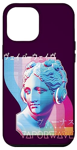 Hülle für iPhone 14 Pro Max Vaporwave DJ Kopfhörer Venus 80er 90er Jahre Edgy Music Aesthetic von Vapor Wave LoFi Stuff.