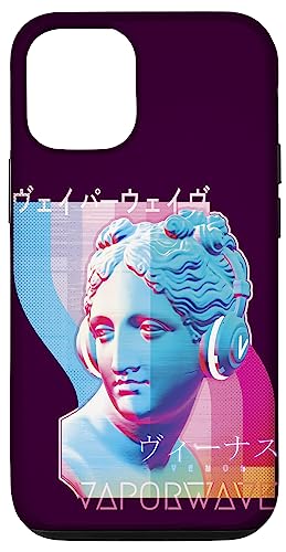 Hülle für iPhone 15 Vaporwave DJ Kopfhörer Venus 80er 90er Jahre Edgy Music Aesthetic von Vapor Wave LoFi Stuff.