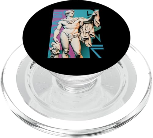 Vaporwave Apollo PopSockets PopGrip für MagSafe von Vaporwave Ästhetik 80er 90er Streetwear Aesthetic