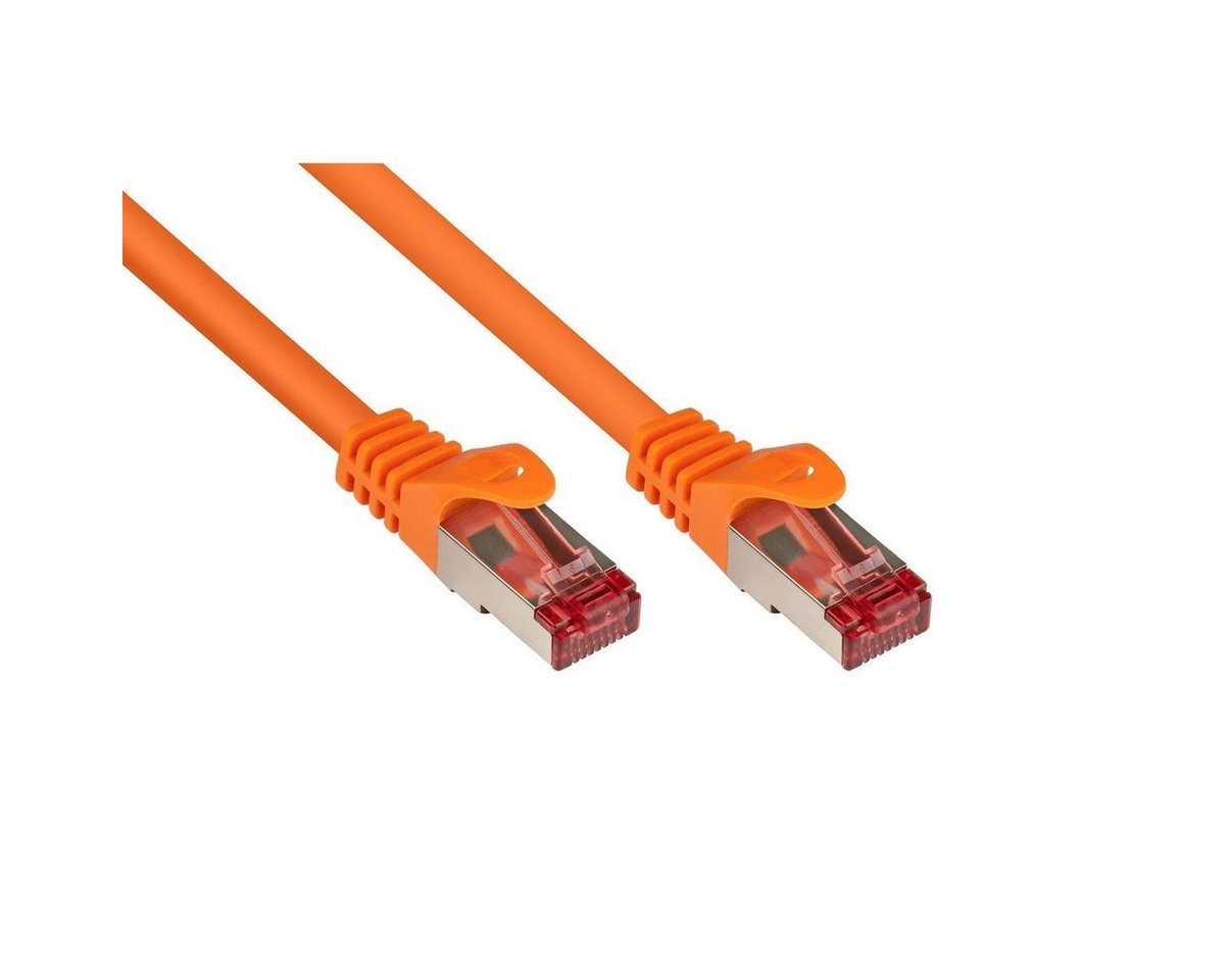 VARIA 8060-075O - Patchkabel Cat.6, S/FTP, 7,5m, orange LAN-Kabel, (750,00 cm) von Varia