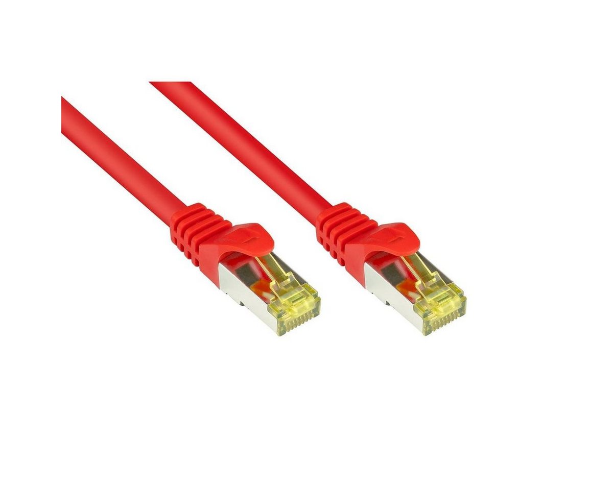 VARIA 8070R-015R - Patchkabel Cat.7, S/FTP, 1,5m, rot LAN-Kabel, (150,00 cm) von Varia