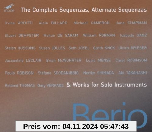 Complete Sequenzas & Works for von Various