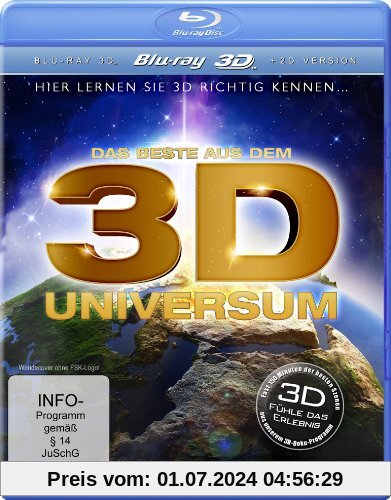 Das Beste aus dem 3D Universum - Hier lernen Sie 3D richtig kennen... [3D Blu-ray] von Various