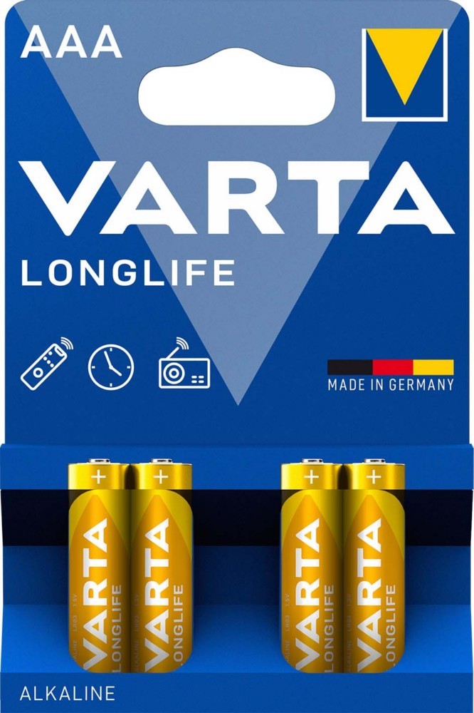 Varta Cons.Varta Longlife Micro 4103 Blister 4 04103101414 von Varta Cons.Varta