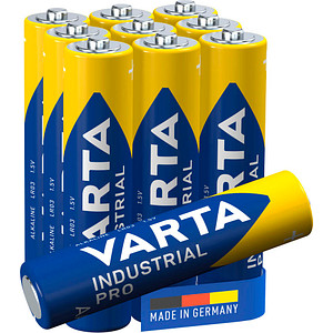 10 VARTA Batterien INDUSTRIAL Micro AAA 1,5 V von Varta