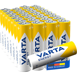 30 VARTA Batterien ENERGY Mignon AA 1,5 V von Varta