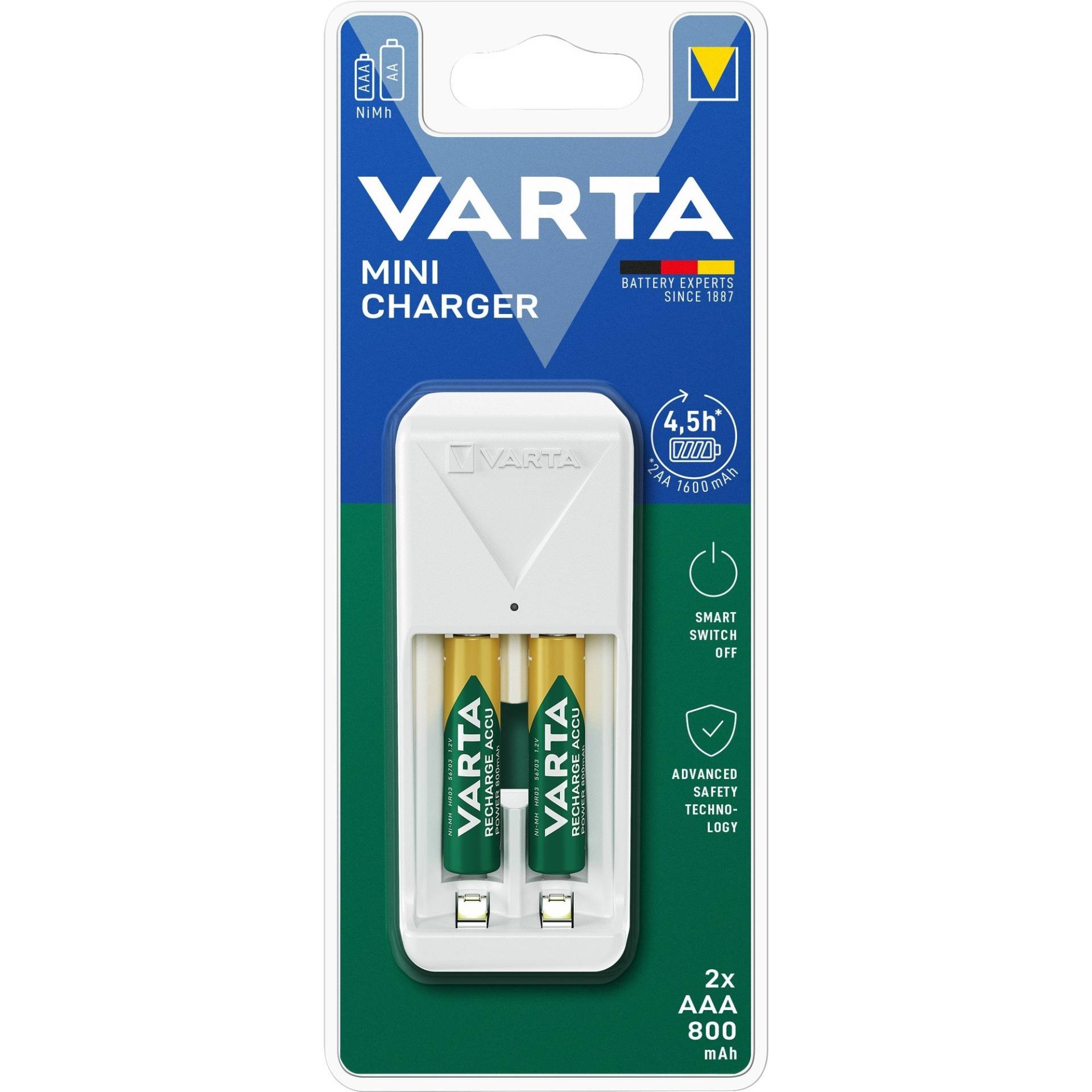 Mini Charger, Ladegerät von Varta