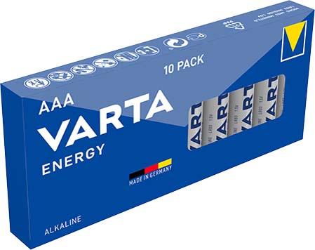 VARTA Alkaline Batterie , ENERGY, , Micro (AAA/LR3) von Varta