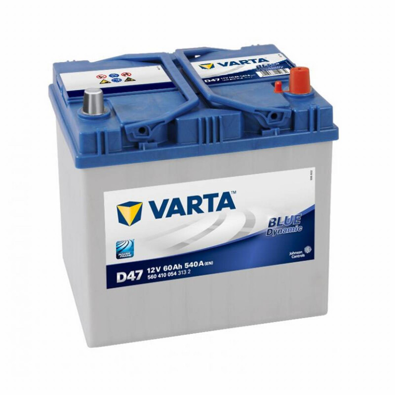 VARTA D47 Blue Dynamic 12V 60Ah 540A Autobatterie von Varta