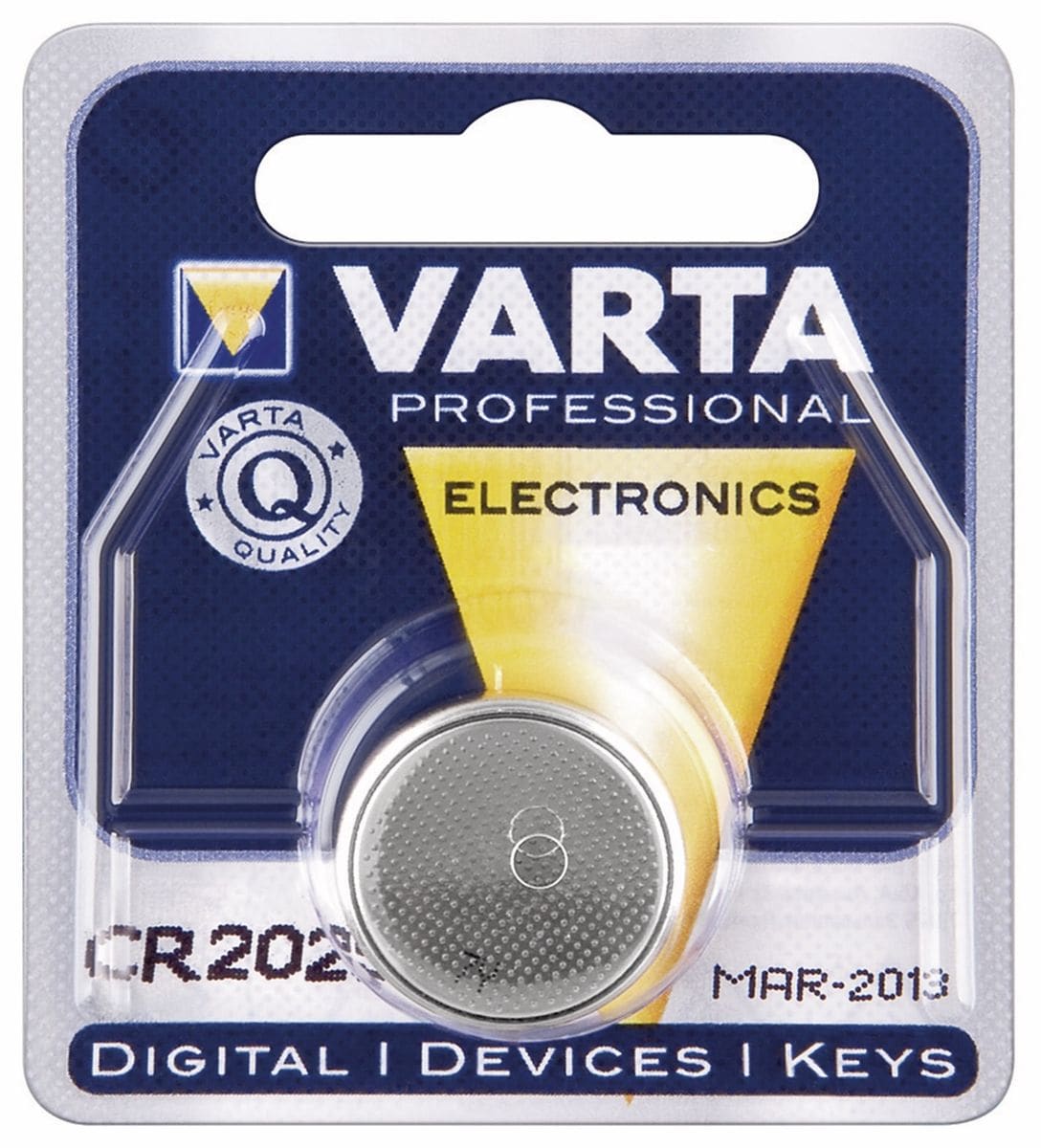 VARTA Lithium Knopfzelle CR2025 von Varta