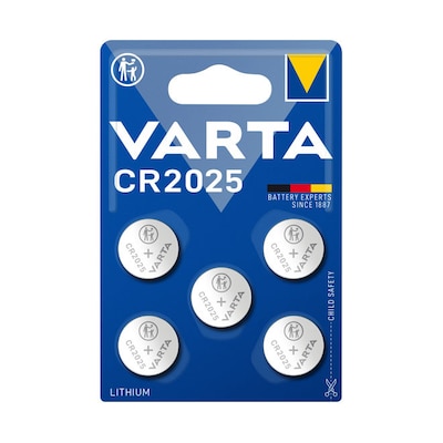 VARTA Professional Electronics Knopfzelle Batterie CR 2025 5er Blister von VARTA AG
