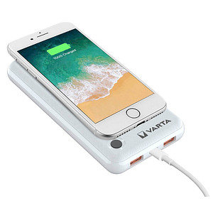 VARTA Wireless wireless Powerbank 15.000 mAh weiß VARTA Wireless wireless Powerbank 15.000 mAh weiß von Varta