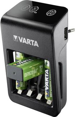 LCD Plug Charger+ 4x AA 56706 2100mAh - Ladegerät - Ladegerät (57687101441) von Varta