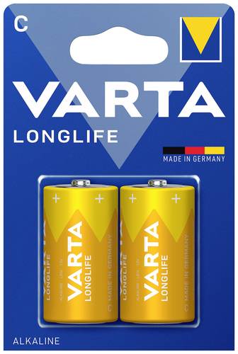 Varta LONGLIFE C Bli 2 Baby (C)-Batterie Alkali-Mangan 7600 mAh 1.5V 2St. von Varta