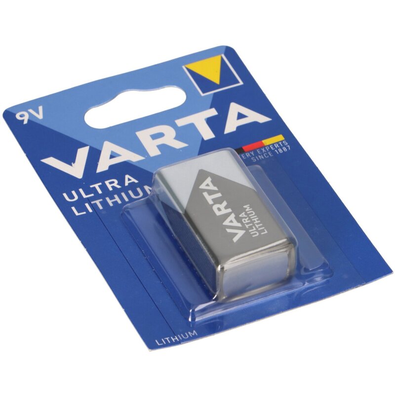 Varta Professional Lithium Batterie 9V-Block 1er Blister von Varta