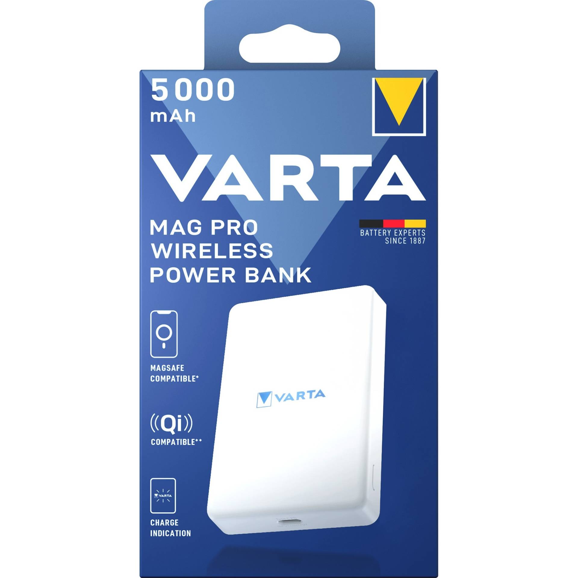 Wireless Powerbank Mag Pro, 5.000mAh von Varta