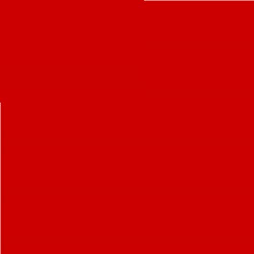 3 Stück LEE Nr. 106 Primary Red/Rot - 24 x 24 cm transparente, hitzebeständige, farbige Farbfolie für Foto Studio PAR 64 Scheinwerfer - Gel Farbfilter Filter Folie (3 Stück, Lee 106 Primary Red) von Varytec