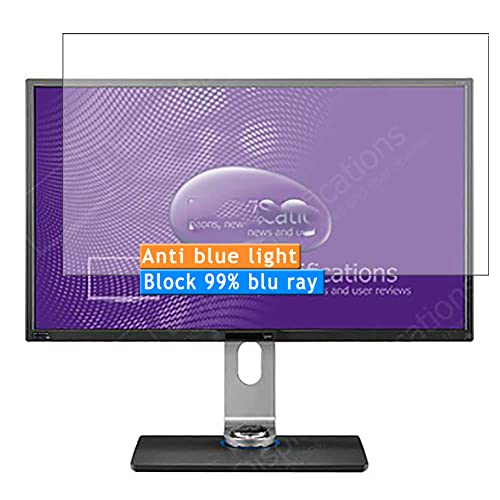 Vaxson 2 Stück Anti Blaulicht Schutzfolie kompatibel mit BenQ BL3200 / BL3200PT 32" Monitor Bluelight folie folien Displayschutzfolie （ nicht Panzer Schutz Glas folie nicht PanzerGlas ） Neue von Vaxson