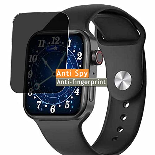 Vaxson Anti Spy Schutzfolie kompatibel mit IWO Z36 1.7" Smart Watch smartwatch Display folie folien Displayschutzfolie （ nicht Panzer Schutz Glas folie SchutzGlas nicht PanzerGlas ） von Vaxson