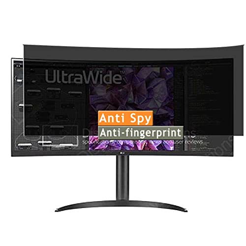 Vaxson Anti Spy Schutzfolie kompatibel mit LG UltraWide 34WQ75C-B 34" Monitor Display folie folien Displayschutzfolie （ nicht Panzer Schutz Glas folie SchutzGlas nicht PanzerGlas ） von Vaxson