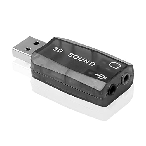 USB-auf-3,5-mm-Adapter, USB 2.0 auf Mikrofon, Kopfhörer, externe 3D-Soundkarte, HFR8103-Chip für PC von Vdaxvme