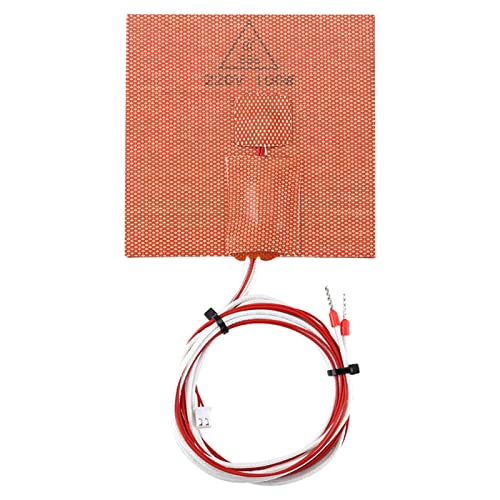 Vdaxvme Silikon Heizmatte V 100 W Thermistor Mit Geringem Stromverbrauch Importiertes Heißbett Gummi Heizkissen Für 3D Drucker Bauplatte 100 Mm von Vdaxvme