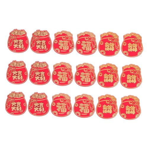 Veemoon 18Stücke Cartoon Prägung Goldene Tiger Jahr Dreidimensionale Rote Umschläge Kreative Für Frühlingsfest Und Neujahr Robustes Design Für Langlebigen Gebrauch Veemoon 18Stücke Cartoon Prägung Goldene Tiger Jahr Dreidimensionale Rote Umschläge Kreative Für Frühlingsfest Und Neujahr Robustes Design Für Langlebigen Gebrauch von Veemoon