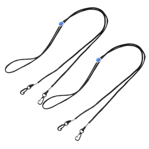 Veemoon 2 Stück Verstellbare Anti-Verlust-Handschuhseile Rutschfeste Handschuhleine Zum Skifahren Winterhandschuhe Seil Skihandschuhe Lanyard Für Winter-Outdoor-Sportarten von Veemoon