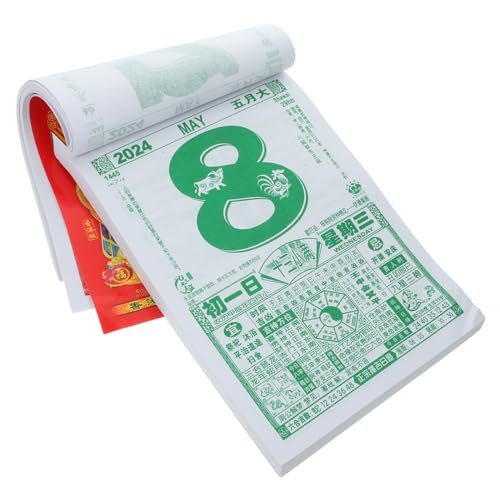 Veemoon Chinesischer Kalender Jahreskalender 2024 Abreißkalender 2024 Kalender Für Das Neue Jahr 2024 Jahreskalender Zerreißbarer Wandkalender Täglich Hängender Mondkalender Mond- Papier Veemoon Chinesischer Kalender Jahreskalender 2024 Abreißkalender 2024 Kalender Für Das Neue Jahr 2024 Jahreskalender Zerreißbarer Wandkalender Täglich Hängender Mondkalender Mond- Papier von Veemoon