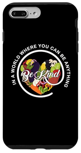 Hülle für iPhone 7 Plus/8 Plus Veganism In a world where you can be anything be kinds von Vegan Lovers Clothing Co