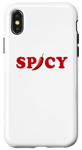 Hülle für iPhone X/XS Hot spicy chili Red spicy chili Veganism Vegan Chili Spicy von Vegan Lovers Clothing Co