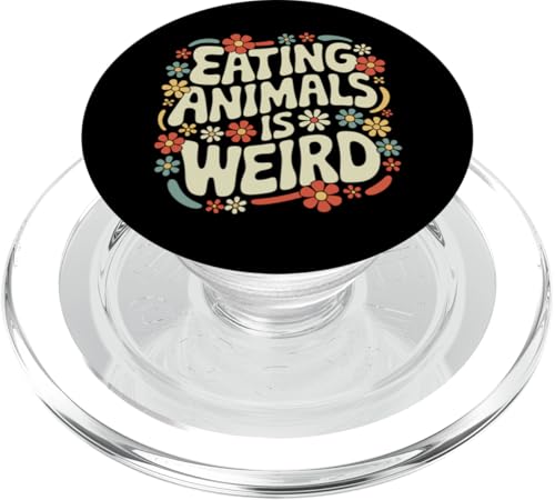 Vegetarische Tiere essen ist seltsam PopSockets PopGrip für MagSafe von Vegetarian Vegan Veggie Veggies