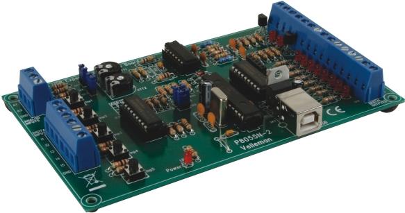 Velleman USB Experimentier Interface-Board K8055N Bausatz �ber USB (K8055N) von Velleman