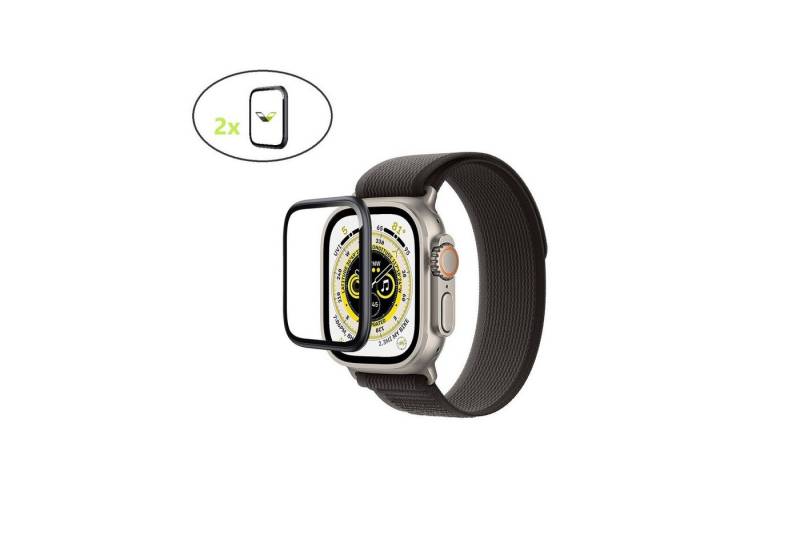 Ventarent Displayschutzglas 2 Stück Displayschutz für Apple Watch Series 6, 40mm für Apple Watch Series 6 40 mm, Apple Watch Series 5 40 mmApple Watch Series 5 40 mm, Apple Watch Series 4 40 mm, Apple Watch SE 40 mm, Extrem kratzfest (9H), Schmutzabweisend, Abgerundete Kanten, Hartglas von Ventarent