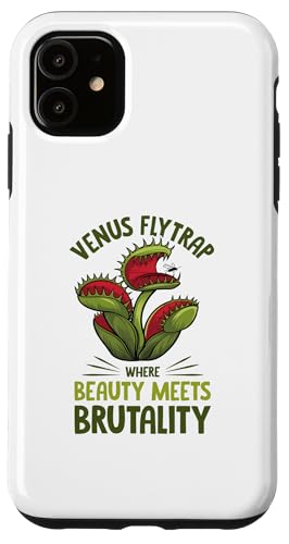 Hülle für iPhone 11 Venusfliegenfalle Karnivore Pflanze Design von Venusfliegenfalle Fleischfressende Pflanze