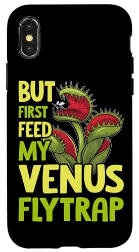 Hülle für iPhone X/XS Venusfliegenfalle Karnivore Pflanze Design von Venusfliegenfalle Fleischfressende Pflanze