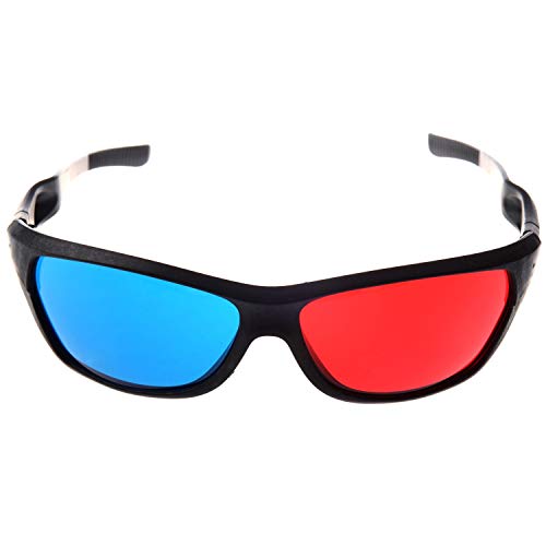 Verasail Rot und Blau/Blaugruen Anaglyph Einfacher Stil 3D-Brille Fuer 3D Film Spiel (Extra Upgrade-Stil) von Verasail