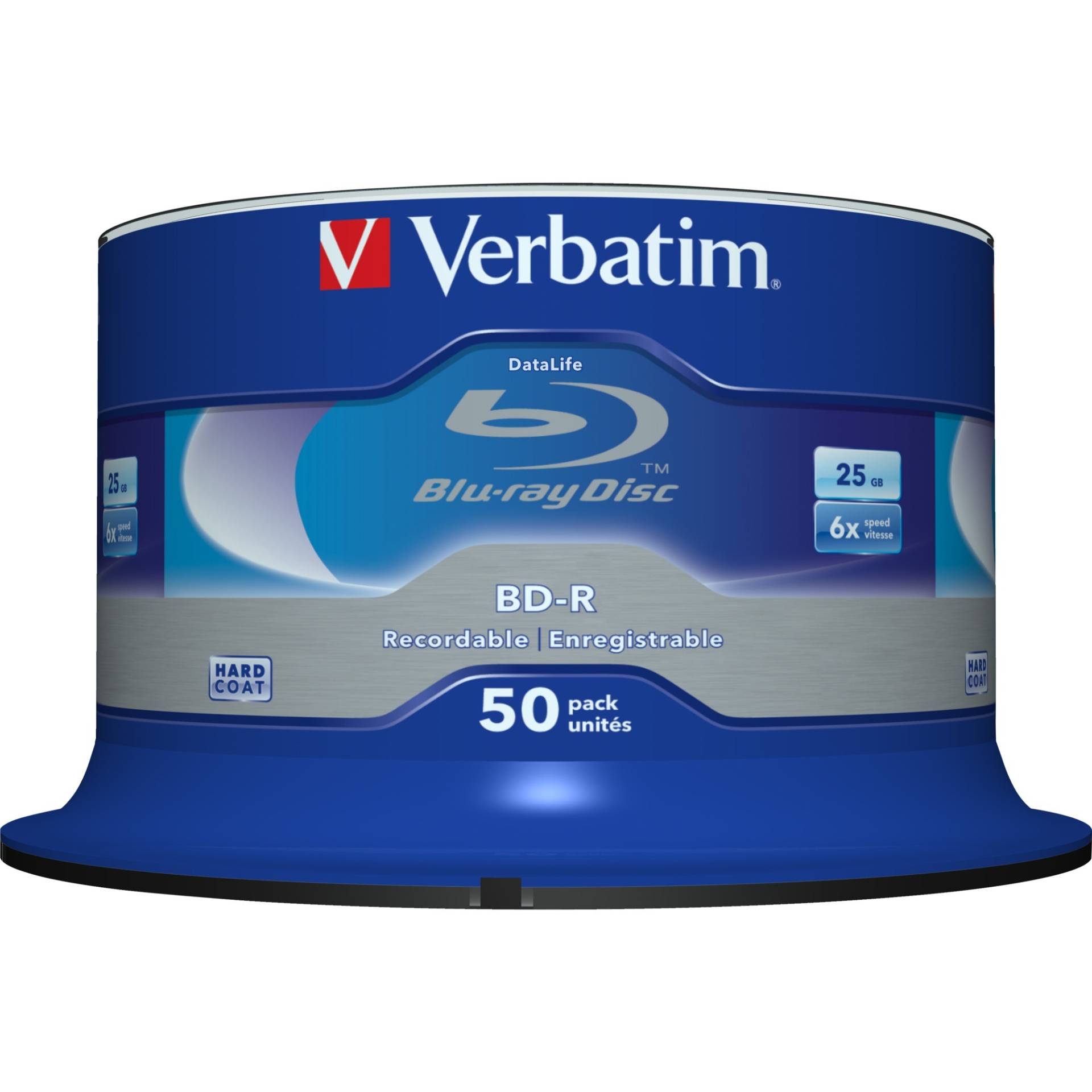 BD-R 6x 25 GB DataLife Blu-ray-Rohlinge von Verbatim