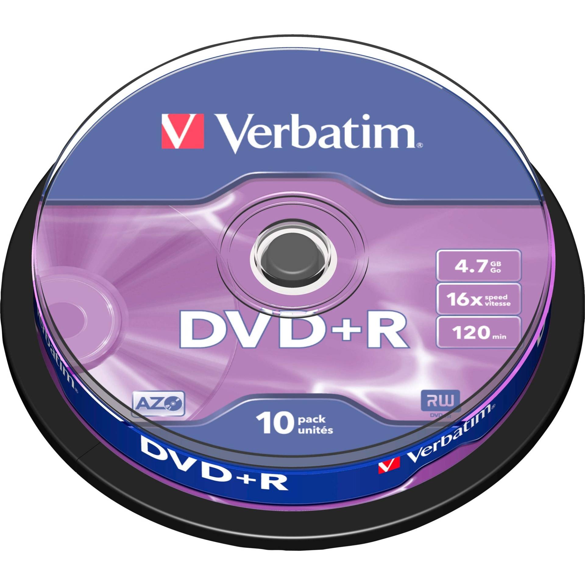 DVD+R 4,7 GB, DVD-Rohlinge von Verbatim