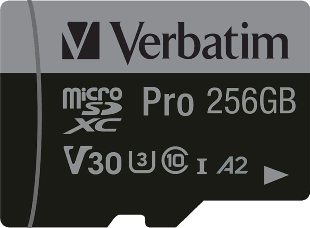 VERBATIM MicroSD-Card Pro, U3, 4K, 256GB von Verbatim