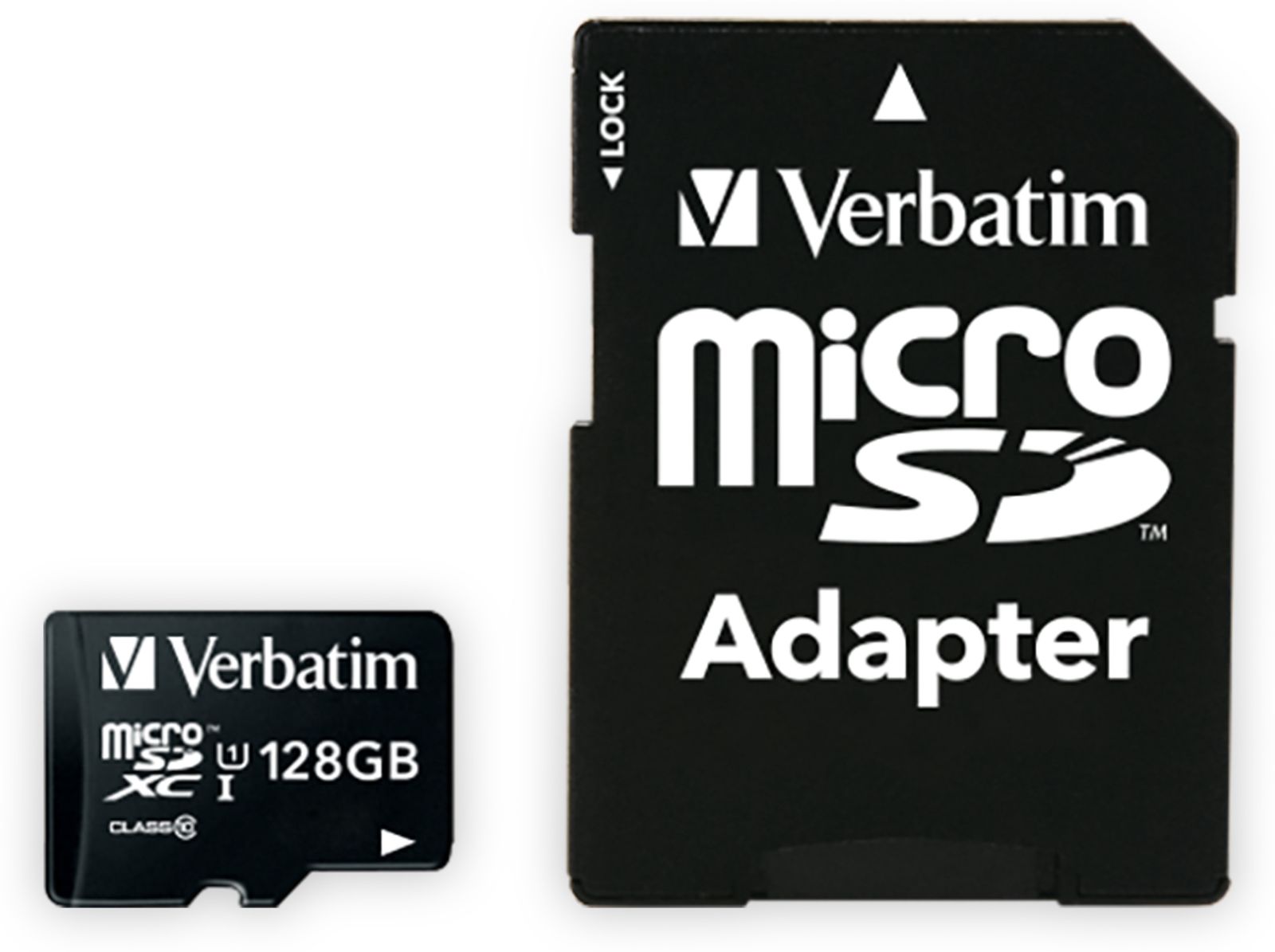 VERBATIM MicroSDXC Card Premium, 128 GB, Class 10, inkl. Adapter von Verbatim