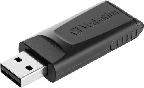 Verbatim Slider USB-Stick 16GB Schwarz 98696 USB 2.0 von Verbatim