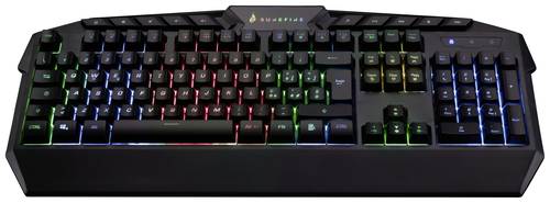 Verbatim SureFire KingPin RGB Gaming Multimedia Keyboard QWERTY Italian Kabelgebunden Gaming-Tastatu von Verbatim
