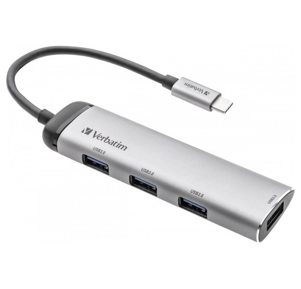 Verbatim Verbatim USB-C Multiport Hub 4-Port USB 3.2 Gen 1 USB-Stick (Kompakt und leicht) von Verbatim