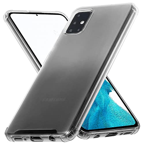 Verco Farbwechsel Hülle für Samsung Galaxy A51, Schutzhülle Handy Cover Transparent mit Farbverlauf und Kameraschutz Slim Case, Schwarz von Verco