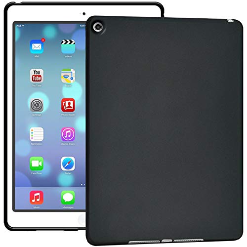 Verco Hülle für iPad Air 3 (2019), Schutzhülle Tablet Tasche Silikon Cover [Modell: Air 10.5 Zoll 3. Generation], Schwarz von Verco